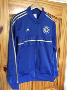 Chelsea FC. London. The Blues. Mens Size Small. Official Adidas Mens Track Jacket.
