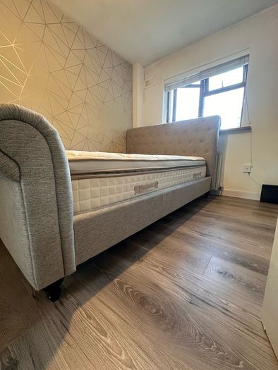 Sleigh Bed King Size EZ Living Furniture