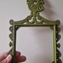 Vintage Green Metal Rooster Image 2