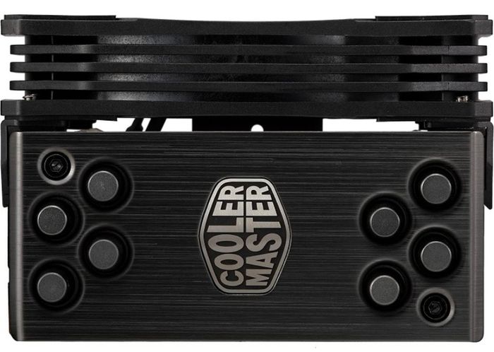 RGB Black Edition CPU Air Cooler with LGA1700 Bracket - 4 Continuous Direct Contact Heat Pipes with Fins, SF120R RGB Fan, Optional Push-Pull Fan Configuration - Black RGB (FREE POSTAGE)