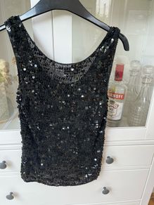 sequinned top