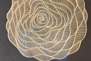 Rose gold decorative table placement/charger replacement