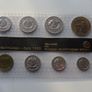 Rare East Germany DDR 1988 UNC Mint Coins set & Struck medal Image 6