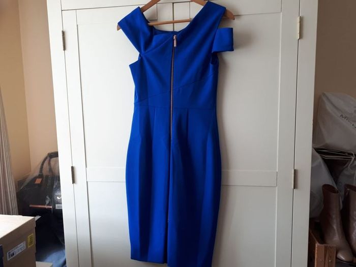 Stunning Ted Baker - Midi Dress - Royal Blue - Size 1 UK 8 - BNWT RRP 200