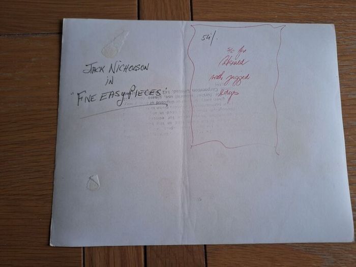 1970 Five Easy Pieces Pressbook Press Kit Photos Jack Nicholson