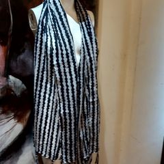 White Diamonds Scarf \Shawl