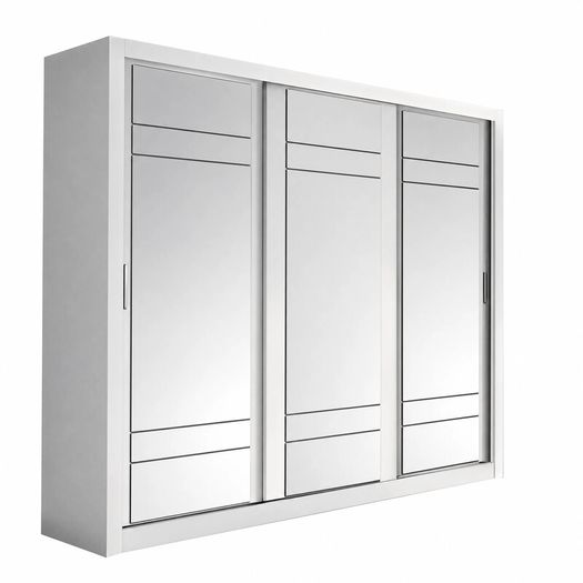 Large Sliding Mirror Wardrobe