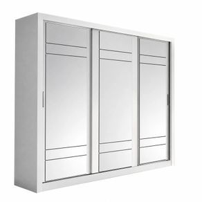 Large Sliding Mirror Wardrobe