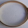 Victorian 9CT Gold B.C.  B. CORE Leaf Engraved Bangle Bracelet, Circa 1878 12,51g Image 3