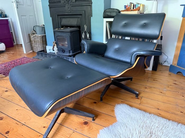 After Eames Reclining Chair and matching Ottoman