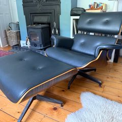 After Eames Reclining Chair and matching Ottoman