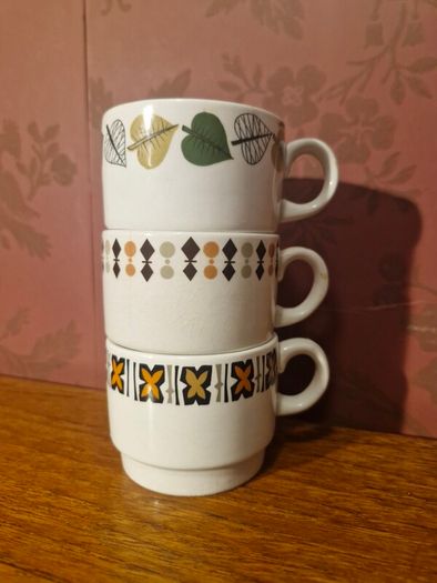 vintage arklow pottery teacups