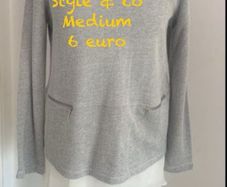 top grey with shirt end style size 12