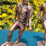 Two Gilded footballers Image 10