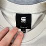 G-Star Raw Tweeter Pkt LS Sweatshirt Size M Cream - Waffle Knit Image 2