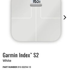 GARMIN Index S2 Smart Scale - White