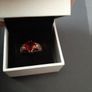 New gold ring vintage with red stone Image 5