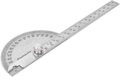 Protractor Angle Ruler Dividing Gauge Angle Ruler 180 Degree Semi Circular Carpenter Angle Ruler 14cm 1PC