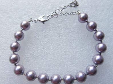 Swarovski Purple Pearl Bracelet