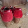 New Antonio Parriego Suede Leather Cherry Red Shoes (39). Image 10