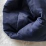 Navy Padded winter coat with Belt size M /12 Image 4