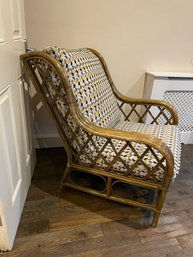 Bamboo armchairs