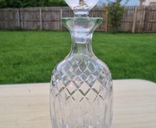Waterford Lismore Cut Crystal Spirit Decanter in Ball Stopper