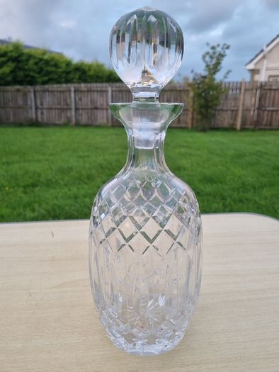 Waterford Lismore Cut Crystal Spirit Decanter in Ball Stopper