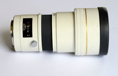 Sony\Minolta A mount lens. The APO 200mm F2.8