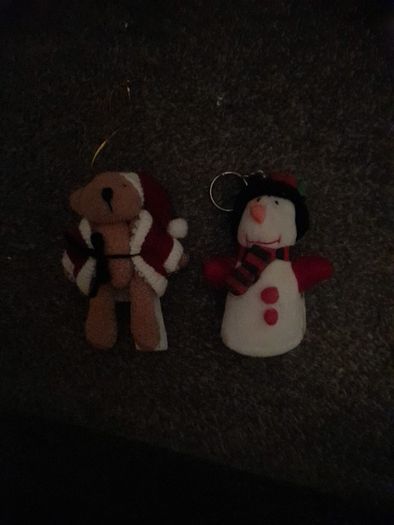 Christmas keyring and dec