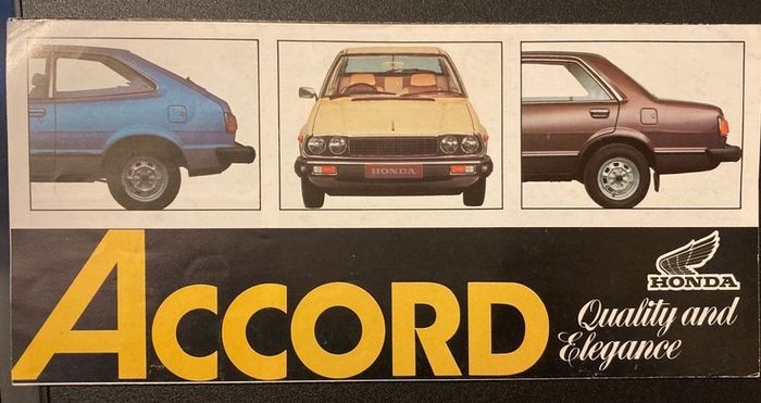 1970's Honda Civic and Honda Accord Brochure