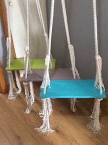 Unique indoor swing fir any room in your house, fun for kids and adults