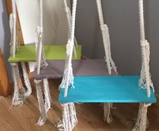 Unique indoor swing fir any room in your house, fun for kids and adults