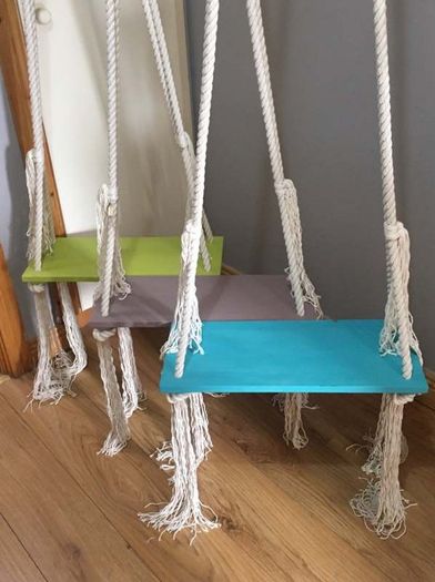 Unique indoor swing fir any room in your house, fun for kids and adults