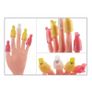 Reusable Keeper Plastic Remover Cap Soak Off Clip - YELLOW Image 3