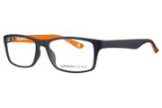 Superdry Unisex Black and Orange Matte Eye Glasses Frame (Brand New)