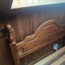 Solid pine double bed frame Image 3