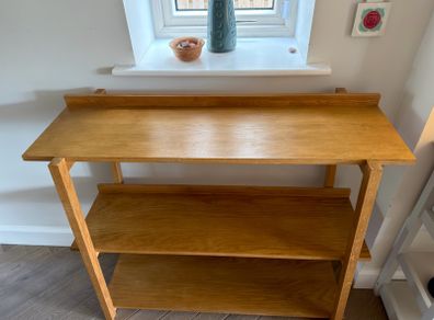 oak console