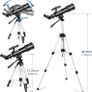 FREE EXPRESS SHIPPING Telescope, Pro 400/70 FMC Refractor Telescopes with Adjustable Tripod & & Finder Compass Portable Travel Telescope Perfect Portable Scope for Adult Children Teens Image 2
