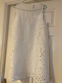 ladies dress knee length uk8 mango