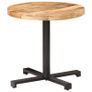 Bistro Table Round 80x75 cm Rough Mango Wooda Image 9