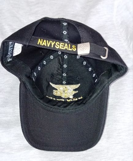 Black US Navy Seals Baseball Cap Adult size