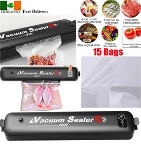 Vacuum Food Sealer Machine + 2 Rolls 25cm Automatic Manual Vacum Sealer Dry Wet Pack 3 In 1