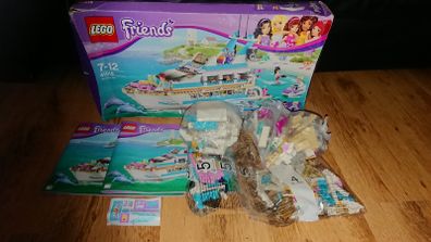 Lego Friends Dolphin Cruiser Boxed & Instructions 41015