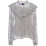 Needle & Thread lurex butterfly blouse Sz 12 - Bnwt Rrp 206 Image 2