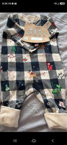 Christmas baby grow