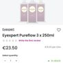 3 large bottles contact lense solution Image 3