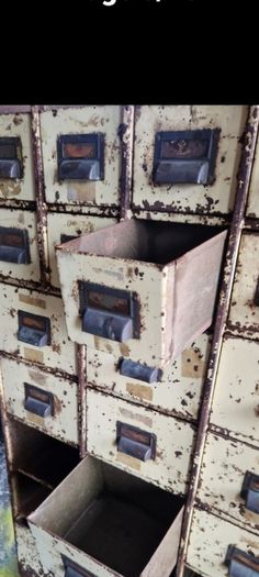 Vintage Industrial Metal Cabinet