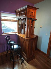 House Bar Mahogany Wood