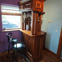 House Bar Mahogany Wood